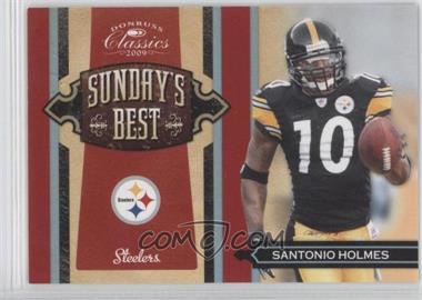 2009 Donruss Classics - Sunday's Best - Platinum #36 - Santonio Holmes /25