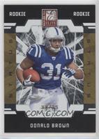 Rookies - Donald Brown #/25