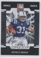 Rookies - Donald Brown #/999