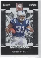 Rookies - Donald Brown #/999