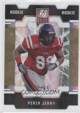 2009 Donruss Elite - [Base] - Status Gold Die-Cut #180 - Rookies - Peria Jerry /24