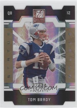 2009 Donruss Elite - [Base] - Status Gold Die-Cut #57 - Tom Brady /24