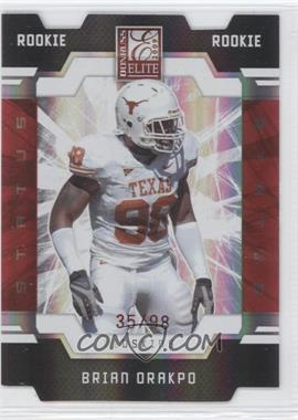 2009 Donruss Elite - [Base] - Status Red Die-Cut #114 - Rookies - Brian Orakpo /98