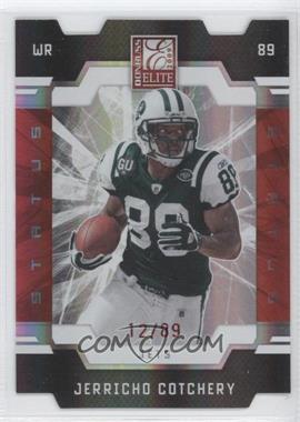 2009 Donruss Elite - [Base] - Status Red Die-Cut #67 - Jerricho Cotchery /89