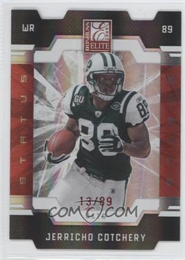 2009 Donruss Elite - [Base] - Status Red Die-Cut #67 - Jerricho Cotchery /89