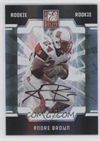 Autographed Rookies - Andre Brown #/299