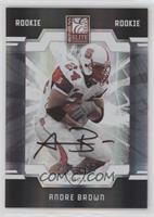 Autographed Rookies - Andre Brown #/299