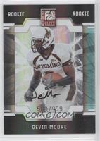 Autographed Rookies - Devin Moore #/999