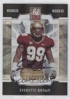 Autographed Rookies - Everette Brown #/299