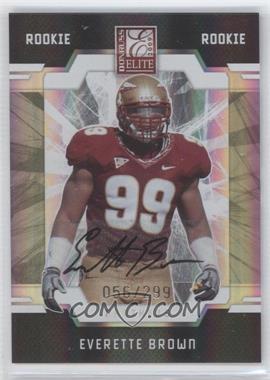 2009 Donruss Elite - [Base] #135 - Autographed Rookies - Everette Brown /299