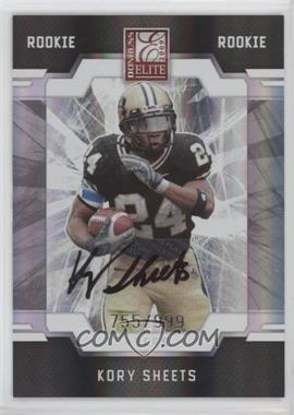 2009 Donruss Elite - [Base] #158 - Autographed Rookies - Kory Sheets /999