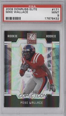 2009 Donruss Elite - [Base] #171 - Rookies - Mike Wallace /999 [PSA 9 MINT]