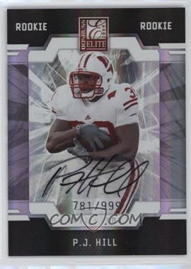 2009 Donruss Elite - [Base] #175 - Autographed Rookies - P.J. Hill /999