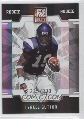 2009 Donruss Elite - [Base] #197 - Rookies - Tyrell Sutton /999