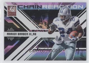 2009 Donruss Elite - Chain Reaction - Black #23 - Marion Barber III /399