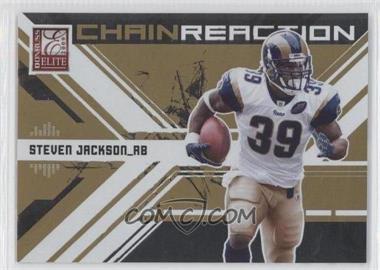 2009 Donruss Elite - Chain Reaction - Gold #5 - Steven Jackson /899