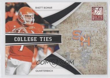 2009 Donruss Elite - College Ties - Black #24 - Rhett Bomar /199