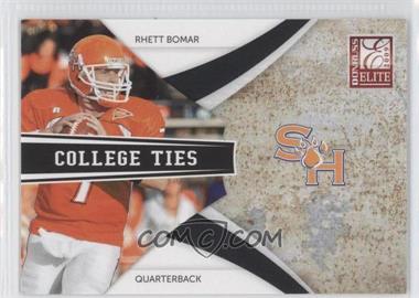 2009 Donruss Elite - College Ties - Black #24 - Rhett Bomar /199