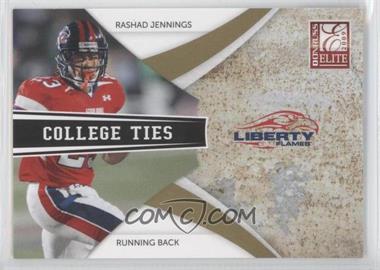 2009 Donruss Elite - College Ties - Gold #23 - Rashad Jennings /399