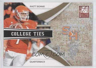 2009 Donruss Elite - College Ties - Gold #24 - Rhett Bomar /399