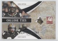 Greg Orton, Kory Sheets #/199