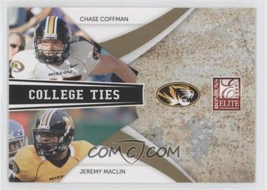 2009 Donruss Elite - College Ties Combos - Gold #7 - Chase Coffman, Jeremy Maclin /399