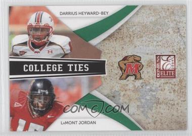 2009 Donruss Elite - College Ties Combos - Green #23 - Darrius Heyward-Bey, LaMont Jordan /899