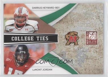 2009 Donruss Elite - College Ties Combos - Green #23 - Darrius Heyward-Bey, LaMont Jordan /899