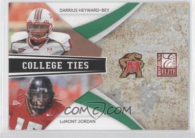 2009 Donruss Elite - College Ties Combos - Green #23 - Darrius Heyward-Bey, LaMont Jordan /899