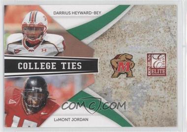 2009 Donruss Elite - College Ties Combos - Green #23 - Darrius Heyward-Bey, LaMont Jordan /899