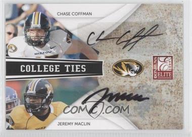 2009 Donruss Elite - College Ties Combos - Signatures #7 - Chase Coffman, Jeremy Maclin /50