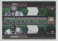 Michael Irvin, Andre Johnson [EX to NM] #/499