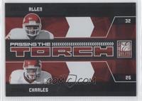 Marcus Allen, Jamaal Charles #/999