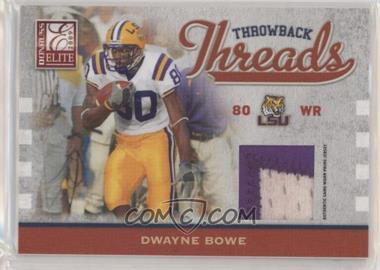 2009 Donruss Elite - Throwback Threads - Prime #50 - Dwayne Bowe /50 [EX to NM]