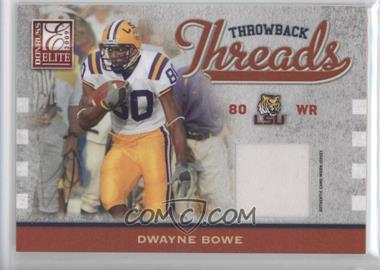 2009 Donruss Elite - Throwback Threads #50 - Dwayne Bowe /299