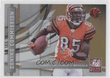 2009 Donruss Elite - Zoning Commission - Gold #11 - Chad Ochocinco /899