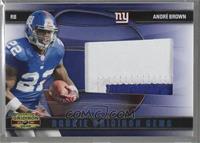 Rookie Gridiron Gems - Andre Brown [Noted] #/50