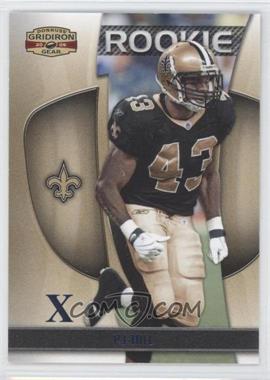 2009 Donruss Gridiron Gear - [Base] - Platinum X's #179 - Rookies - P.J. Hill /25