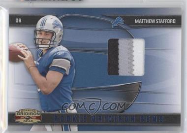 2009 Donruss Gridiron Gear - [Base] - Prime #203 - Rookie Gridiron Gems - Matthew Stafford /50