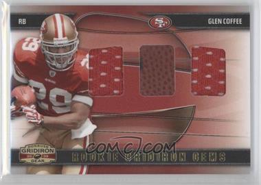 2009 Donruss Gridiron Gear - [Base] - Trios #213 - Rookie Gridiron Gems - Glen Coffee /50