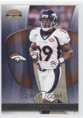 2009 Donruss Gridiron Gear - [Base] #32 - Eddie Royal