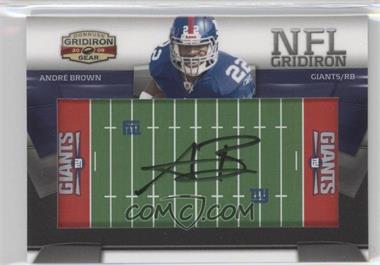 2009 Donruss Gridiron Gear - NFL Gridiron Rookie Signatures #19 - Andre Brown /45