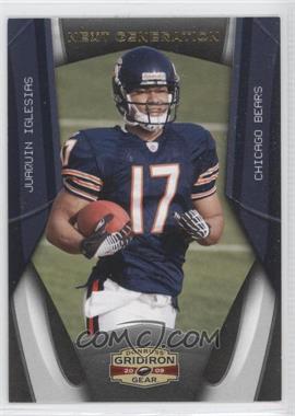 2009 Donruss Gridiron Gear - Next Generation - Gold #9 - Juaquin Iglesias /100