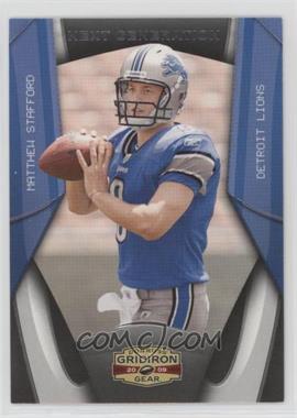 2009 Donruss Gridiron Gear - Next Generation - Silver #1 - Matthew Stafford /250