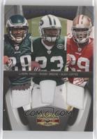 Shonn Greene, Glen Coffee, LeSean McCoy #/25