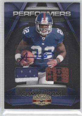2009 Donruss Gridiron Gear - Performers - Combo Jerseys Prime Signatures #26 - Andre Brown /25