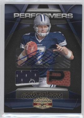 2009 Donruss Gridiron Gear - Performers - Combo Jerseys Signatures #32 - Stephen McGee /10