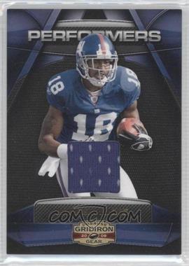 2009 Donruss Gridiron Gear - Performers - Jerseys #33 - Hakeem Nicks /250