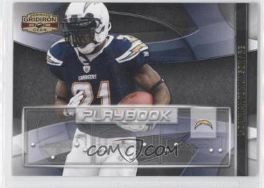 2009 Donruss Gridiron Gear - Playbook - Gold #6 - LaDainian Tomlinson /100