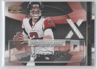 2009 Donruss Gridiron Gear - Playbook - X's Jerseys #13 - Matt Ryan /225